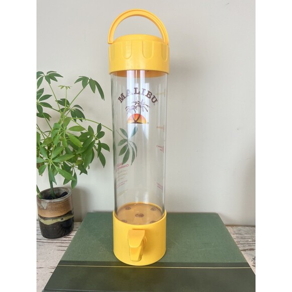 MALIBU RUM Cranberry Splash Mixed Drink Cocktail Recipe Dispenser 96 Ounces! - Picture 9 of 9